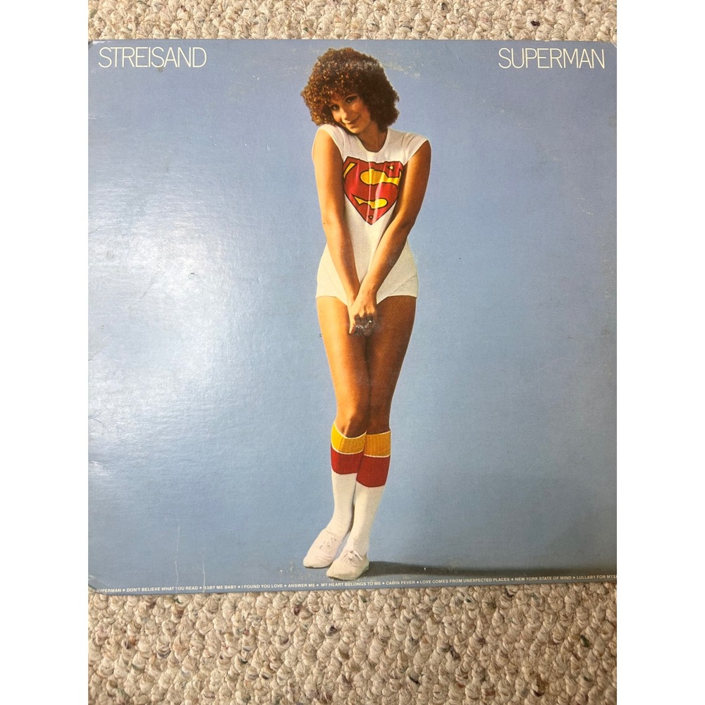 Streisand Superman Vinyl‎ Record LP Album 1977 Columbia Records